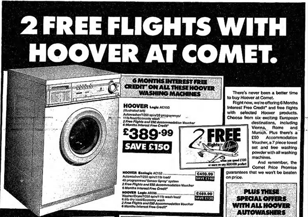 Hoover free flights