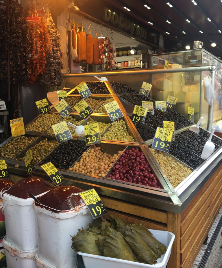 Olives at Istanbul Bazaar