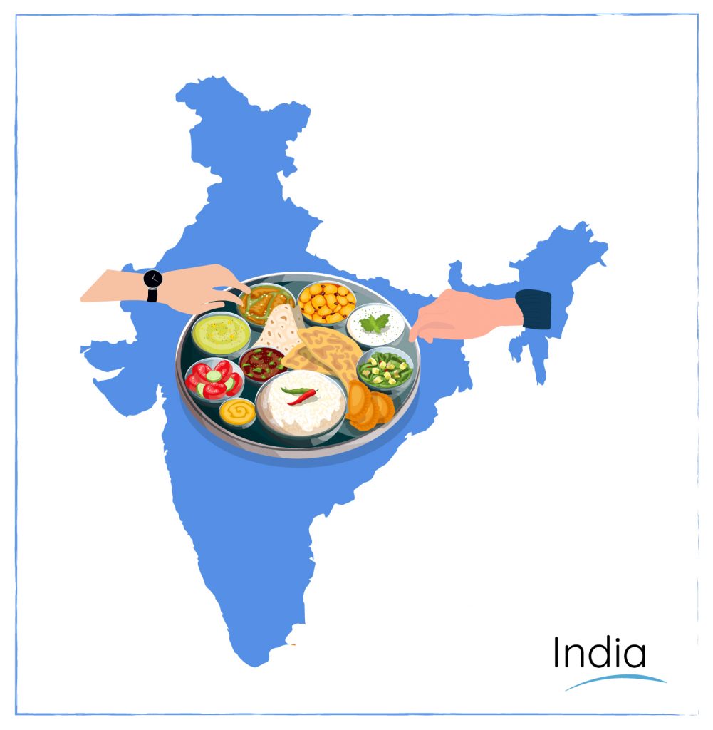 india dining etiquette sharing food