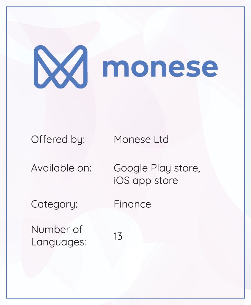 App localization Monese
