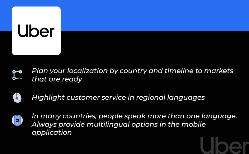 Multilingual Customer Service Uber